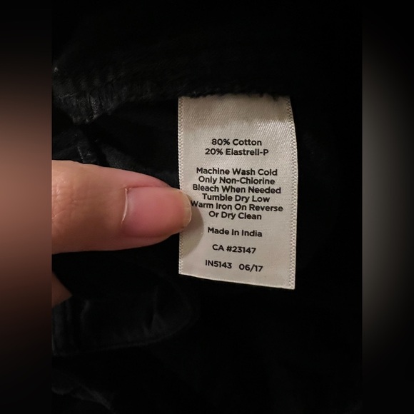 Talbots Black Flawless Five Pocket Skinny Jeggings Size 6 - Picture 11 of 12